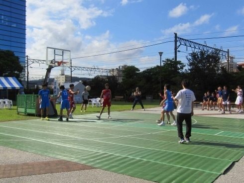 昨年の3on3大会の試合の様子の写真