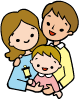 親子イラスト