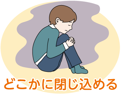 どこかに閉じ込める