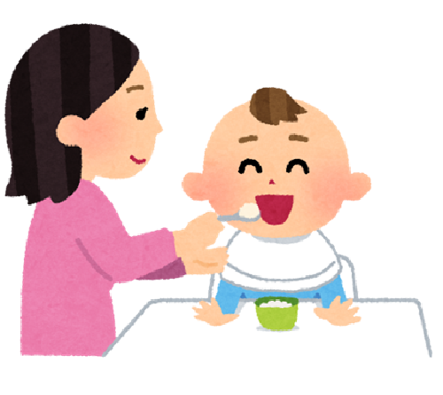 幼児食教室のイメージイラスト
